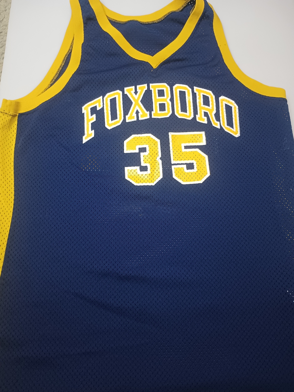Foxborough, Mass. Foxboro Warriors Basketball Jersey Championship Size XL